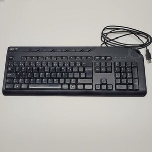 ACER Desktop Keyboard model KU-0760 English 104 Keys USB TESTED